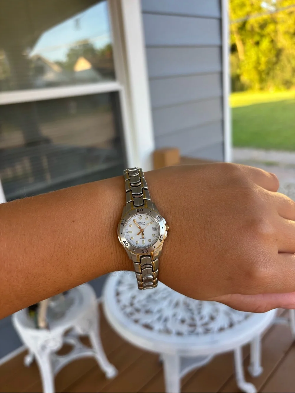Citizen eco drive Women's Two-Tone Stainless Steel Watch - Silver & Gold